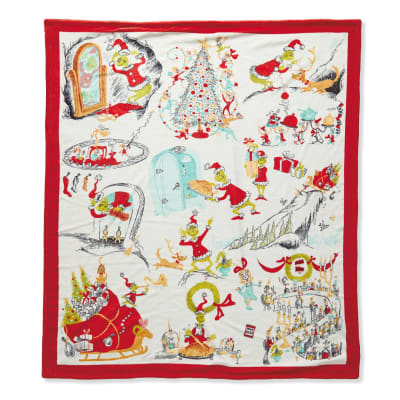 Dr. Seuss's How the Grinch Stole Christmas!™ Storybook Scenes Throw Blanket