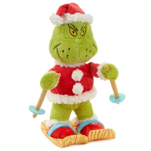 Dr. Seuss's How the Grinch Stole Christmas!™ Skiing Grinch Musical Plush With Motion