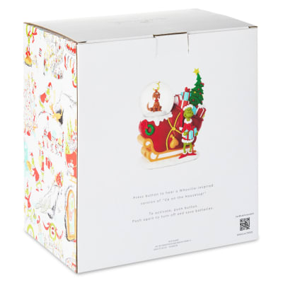 Dr. Seuss's How the Grinch Stole Christmas!™ Grinch, Max and Sleigh Snow Globe Figurine With Music