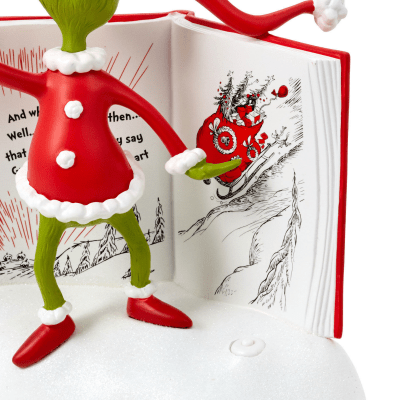 Dr. Seuss's How the Grinch Stole Christmas!™ Grinch With Storybook Figurine With Sound