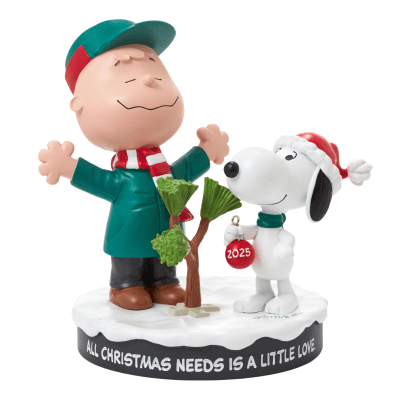 Peanuts® Charlie Brown and Snoopy With Tree Figurine