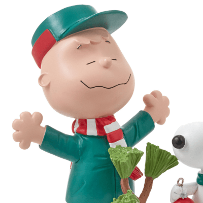 Peanuts® Charlie Brown and Snoopy With Tree Figurine