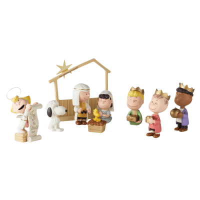 Peanuts® Christmas Pageant Figurines, Set of 9