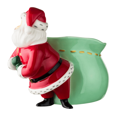 Santa With Toy Bag Candy Dish