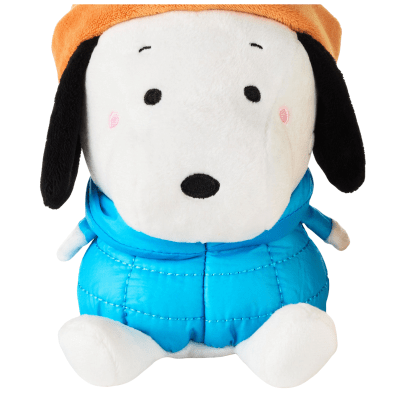 Better Together | Peanuts® Snoopy and Woodstock Puffer Coats Magnetic Plush Pair