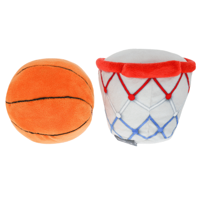 Better Together | Basketball and Hoop Magnetic Plush Pair