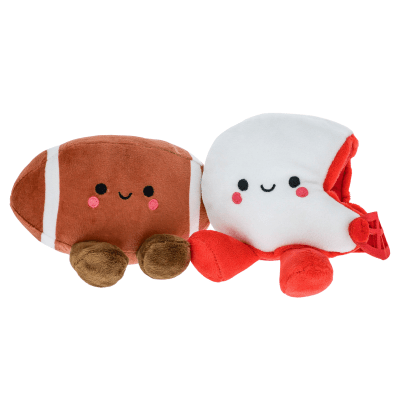 Better Together | Football and Helmet Magnetic Plush Pair