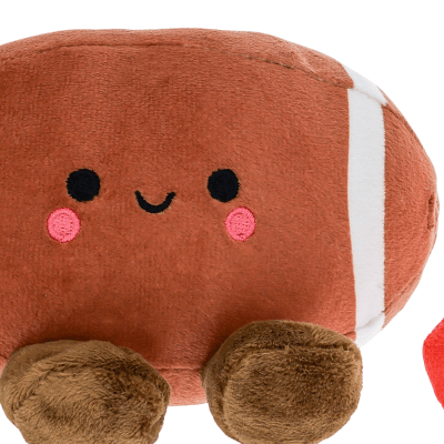 Better Together | Football and Helmet Magnetic Plush Pair