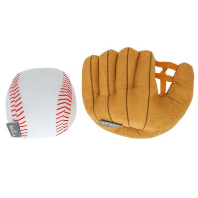 Better Together | Baseball and Glove Magnetic Plush Pair