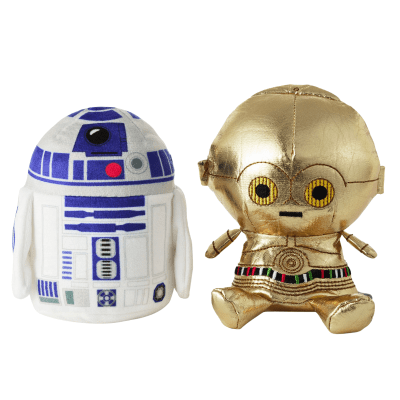 Better Together | Star Wars™ R2-D2™ and C-3PO™ Magnetic Plush Pair With Sound