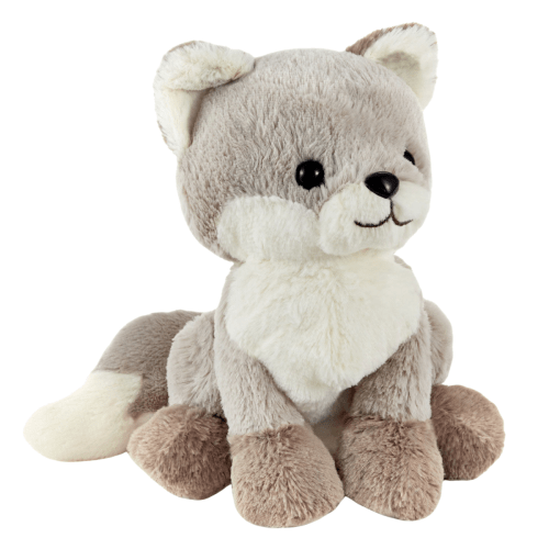Silver Baby Fox Plush Stuffed Animal