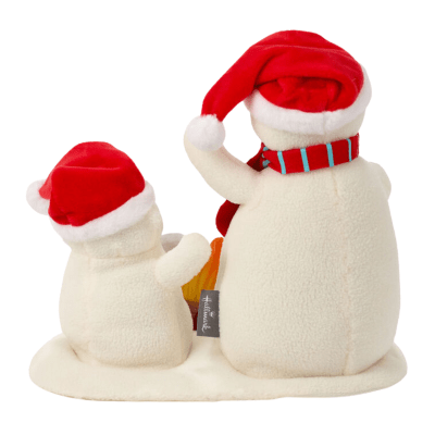 Roasting Marshmallows Singing Snowmen Plush With Light and Motion