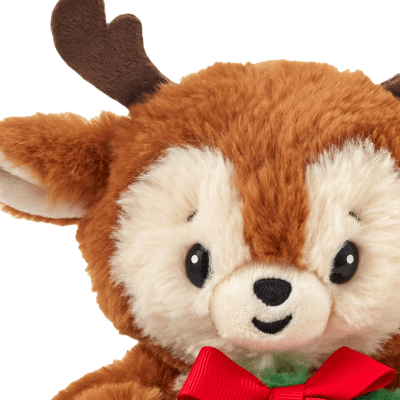 Reindeer With Wreath Plush