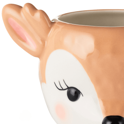 Sculpted Reindeer Mug