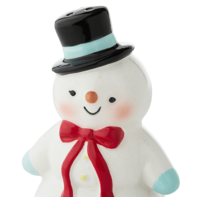 Sculpted Snow People Salt and Pepper Shakers, Set of 2