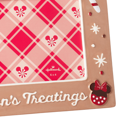 Disney Season's Treatings Gingerbread Sculpted Picture Frame, 4x6
