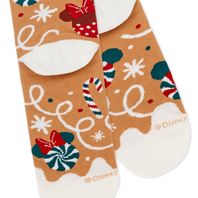 Disney Mickey and Minnie Icons Gingerbread Socks