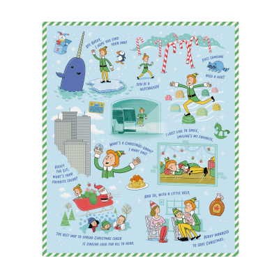 Elf Buddy the Elf™ Journey to New York Throw Blanket