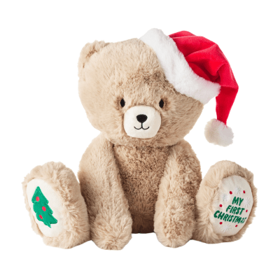 My First Christmas Teddy Bear Plush