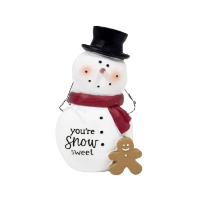 Snowman Cookie 'You're Snow Sweet' Figurine Décor