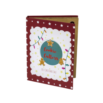 Christmas Cookie Cutter Book Box, Set of 8