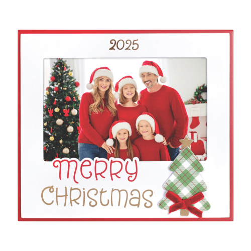 Malden '2025 Merry Christmas' Red Picture Frame