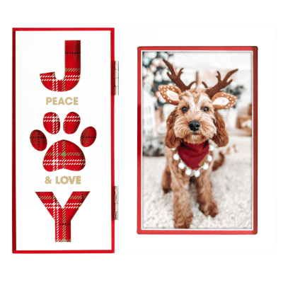 Malden 'Joy, Paw, Peace, and Love' Hinged Picture Frame