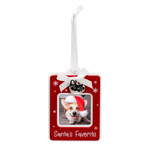 Malden 'Santa's Favorite Pet' Picture Frame Ornament