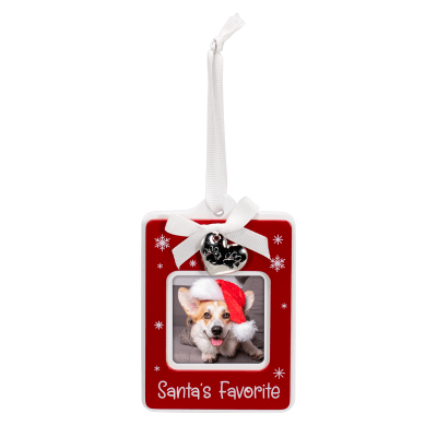 Malden 'Santa's Favorite Pet' Picture Frame Ornament