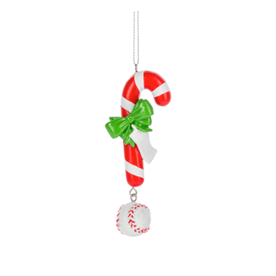 Candy Cane Sports Ornaments