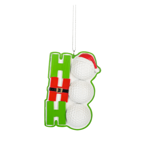 Ho Ho Ho Golf Ornament