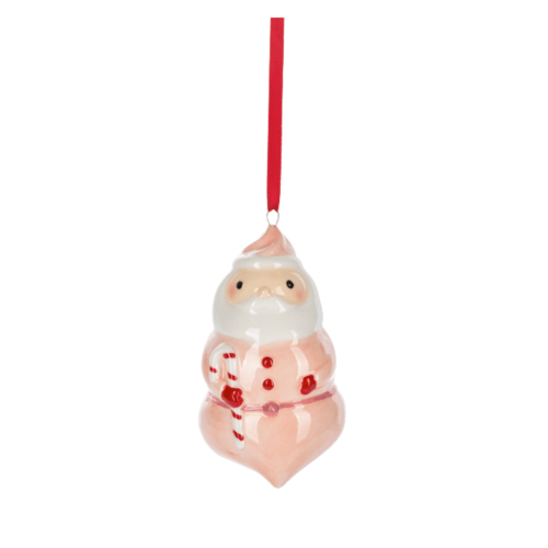 Whipped Cream Santa Ornament