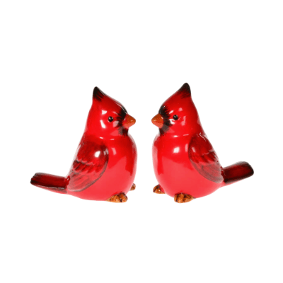 Cardinals Salt and Pepper Shakers, Set of 2