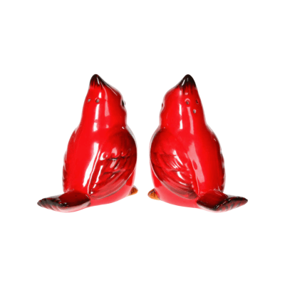 Cardinals Salt and Pepper Shakers, Set of 2