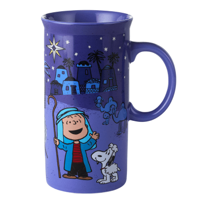Peanuts® Shepherd Linus and Sheep Snoopy Nativity Scene Mug