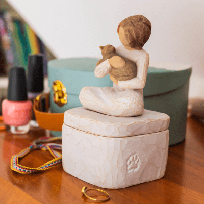 Willow Tree® | Kindness (girl) Keepsake Box Figurine