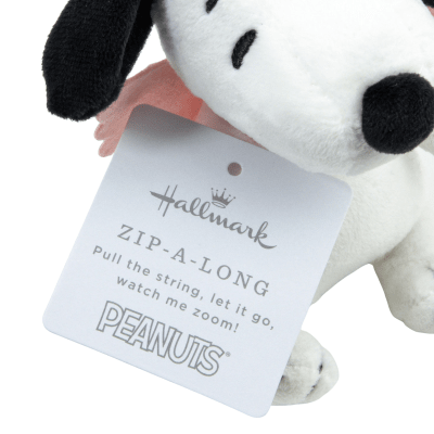 Peanuts® Snoopy Cupid Zip-Along Valentine's Day Plush Toy
