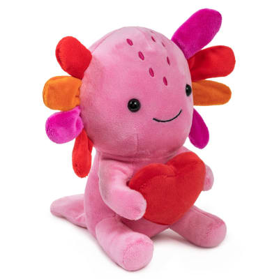 Axolotl With Heart Plush