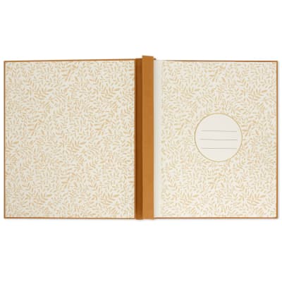 Our Family Gold on Tan Refillable Photo Album