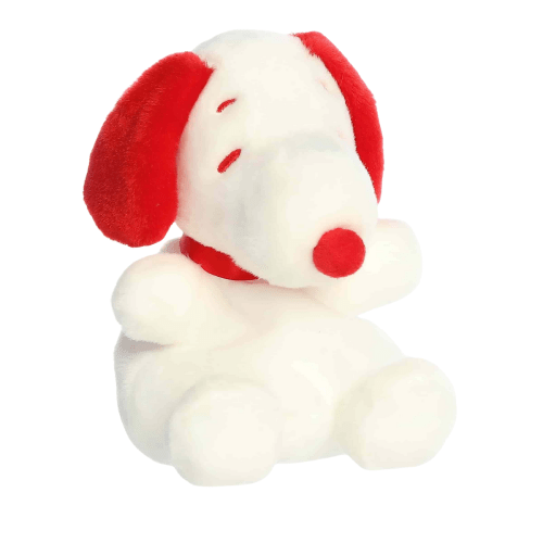 Palm Pals™ Peanuts® Valentine Snoopy™ Plush - White & Red