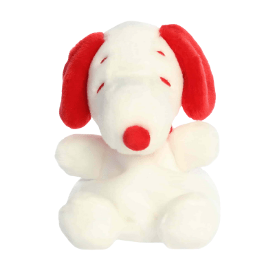 Palm Pals™ Peanuts® Valentine Snoopy™ Plush - White & Red