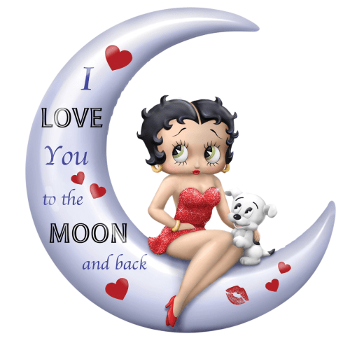 Betty Boop™ ‘I Love You To The Moon And Back’ Figurine