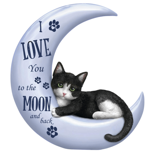 Blake Jensen 'I Love You To The Moon And Back' Cat Figurine