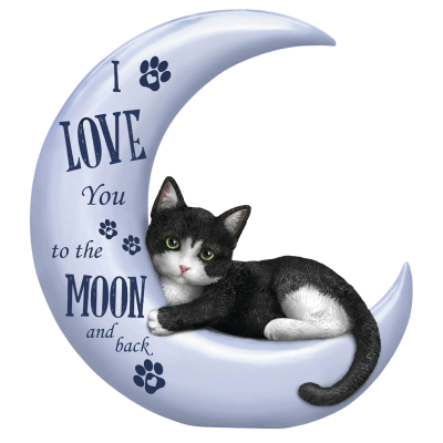 Blake Jensen 'I Love You To The Moon And Back' Cat Figurine