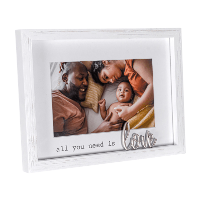 Malden 'All You Need is Love' White Matted Picture Frame