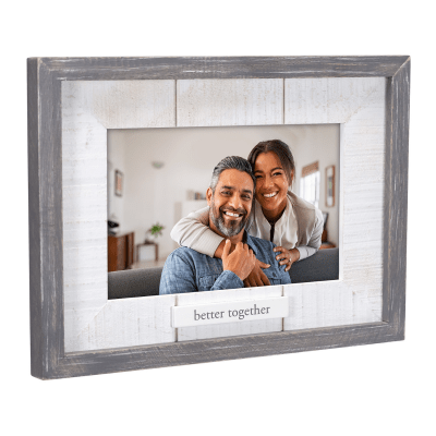 Malden 'Better Together' Grey Wooden Picture Frame
