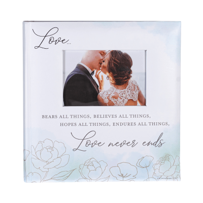 Malden 'Love Never Ends' Watercolour Photo Album