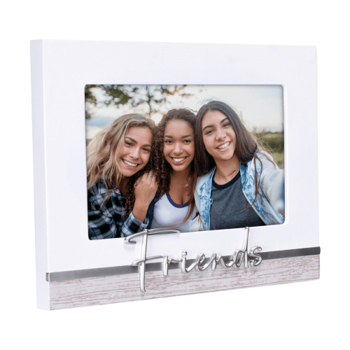 Malden 'Friends' Wooden White Picture Frame