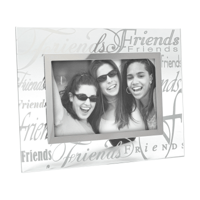 Malden 'Friends' Metallic Glass Picture Frame