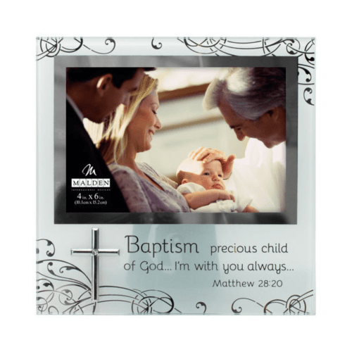 Malden 'Baptism' Frosted Glass Picture Frame